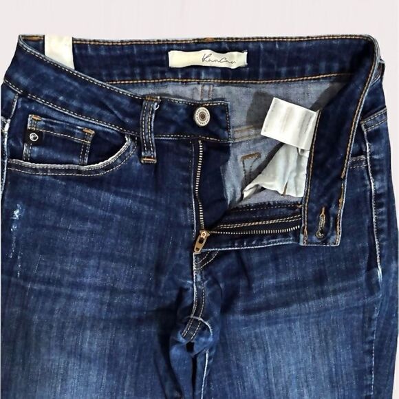 KanCan Estilo Mid Rise Destroyed Skinny Jeans Sz 24 - Picture 7 of 9